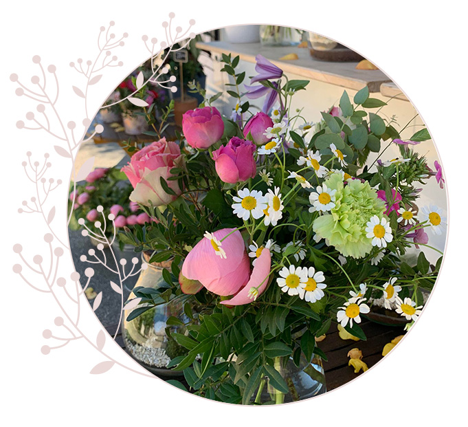 bouquet de fleurs à  Montigny-la-Resle